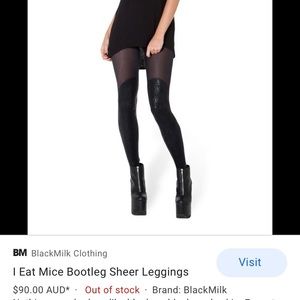 Blackmilk !! Size large legging.